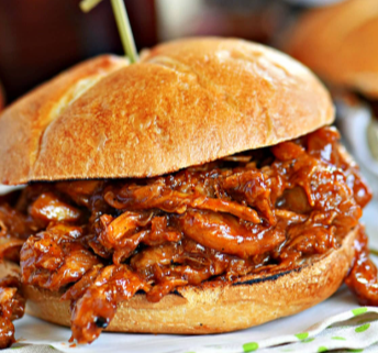 BBQ chicken sandwich